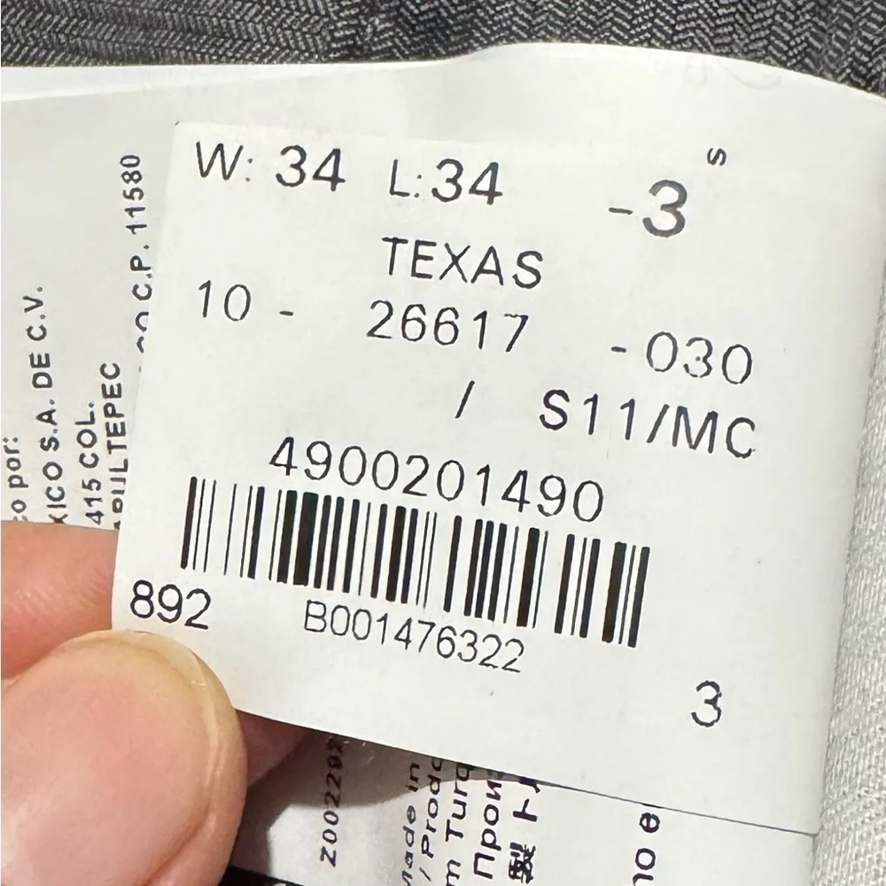🕶️HUGO BOSS👖NEW WITHOUT🙍🏻‍♂️Gray Dress Pants for Men,🕶️